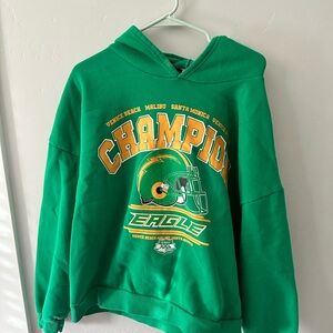 Edikted Green Champion Hoodie